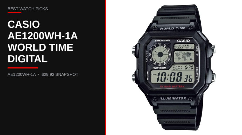 Casio AE1200WH-1A review — Best Watch Picks
