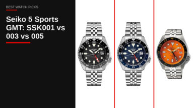 Seiko 5 Sports GMT Buyer’s Guide: SSK001 vs SSK003 vs SSK005 (Live Amazon US)