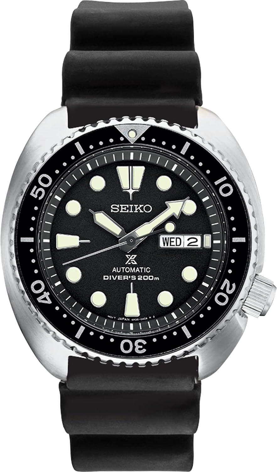 Seiko Prospex SRPE93 black dive-style automatic, official product photo