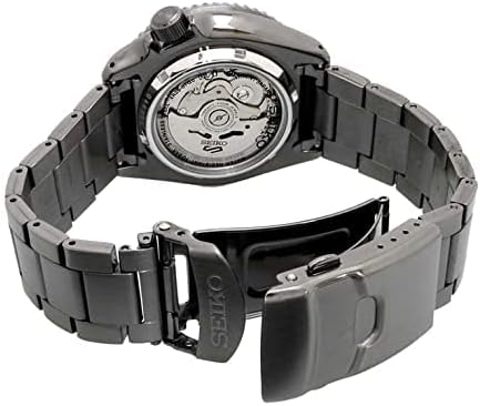 Seiko 5 Sports SRPD65 skeleton caseback showing 4R36 automatic movement