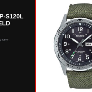 Casio MTP-S120L review graphic on Best Watch Picks